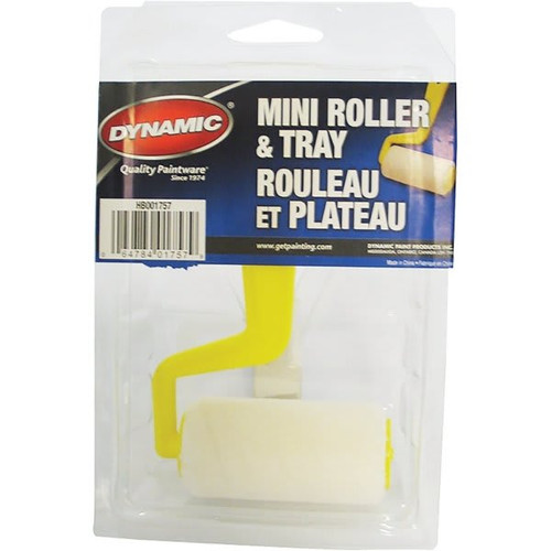 Dynamic 75mm X 5mm 3" X 1/4" Mini Roller And Tray Kit, Package Of 6 Kits