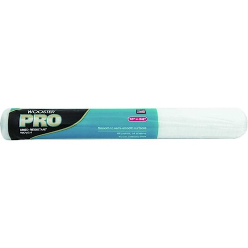 Wooster 18 In X 3/8 In High-Density Pro Woven Roller Cover