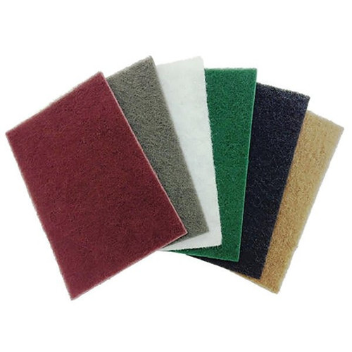 Norton 74700 6" X 9" Maroon Non Woven Hand Pad Bulk, Case Of 20