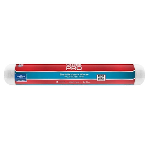 Wooster 18 In. X 1/2 In. Fabric High-Density Roller Cover Applicator/Tool