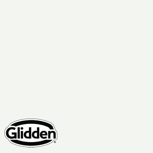 Glidden 5 Gal. Flat Exterior Latex Paint (Delicate White)