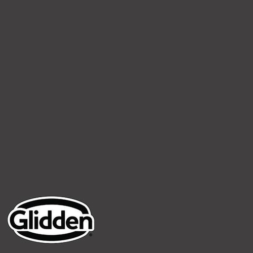 Glidden 5 Gal. Flat Exterior Latex Paint (Black Magic)