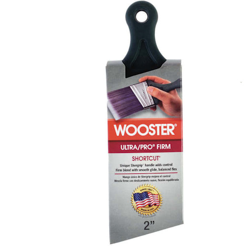 Wooster 2  Ultra/PRO Firm Shortcut Nylon/Polyester Angle Sash Brush