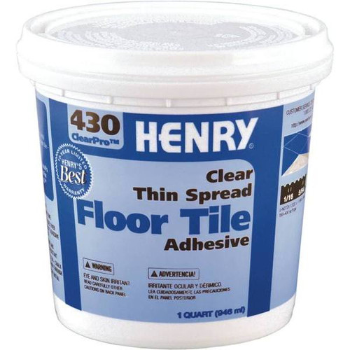 Henry 430 1 Qt. Clearpro Vct Adhesive (12-Case)