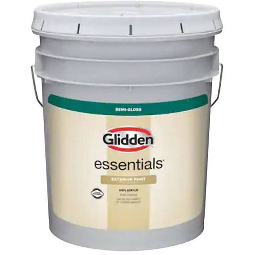 Glidden Essentials Exterior 100% Acrylic Semi-Gloss Paint