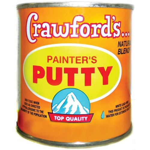 Crawford'S Putty 0.5 Pint Natural Blend Painters Putty, Case Of 24