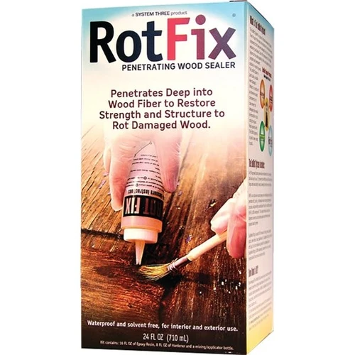 System Three Resins 1.5pt Kit Rotfix 2 Part Epoxy 16 Oz Resin And 8 Oz Hardener