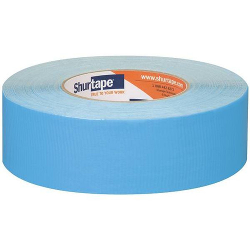 Shurtape Df 545 Premium Grade Double-Coated Cloth Tape, 48mm X 23m, Blue