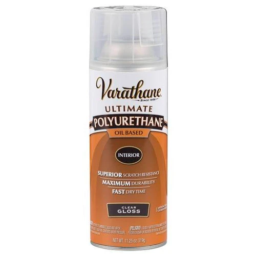 Rust-Oleum Varathane Ultimate Polyurethane Finish, Gloss, Spray, Case Of 6