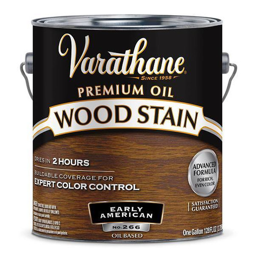 Rust-Oleum Varathane Premium Wood Stain, Early American, 1 Gallon, Case Of 2