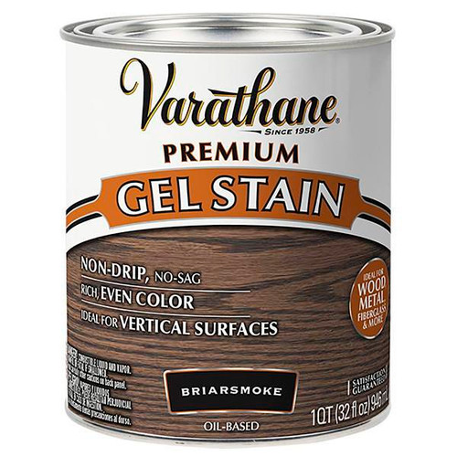 Rust-Oleum Varathane Premium Gel Stain, Briarsmoke, 1 Quart, Case Of 2
