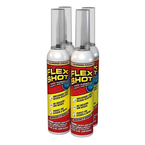 Flex Seal Shot Almond Net 8 Oz. Case Of 4 357776