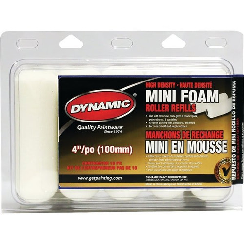 Dynamic Hm005314 100mm 4" Mini Foam Refill, Package Of 240