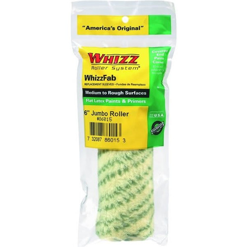 Whizz 86015 6" Whizzfab 1/2" Nap Jumbo Mini Roller, Package Of 10