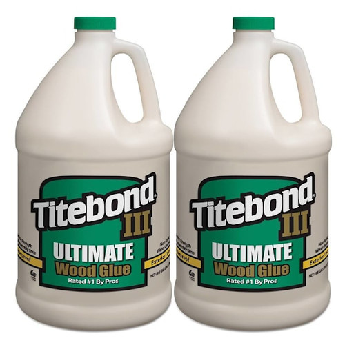 Titebond III Ultimate Wood Glue, 1 Gallon, Package Of 2 382334