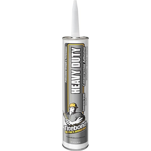 Titebond Contractor Grade Heavy Duty Adhesive, 10 Oz. Cartridge, Package Of 12 382363