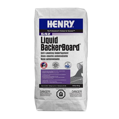 Henry 542 Liquid Backer Board Self-Leveling Underlayment, 40 Lbs. 382392