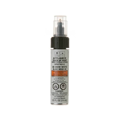 GE Replacement 5oz Snow White Touch-Up Paint For Refrigerator, Part# Wr97x212