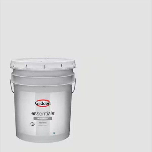 Glidden Essentials Interior Latex, Flat, Aria, 5 Gallon