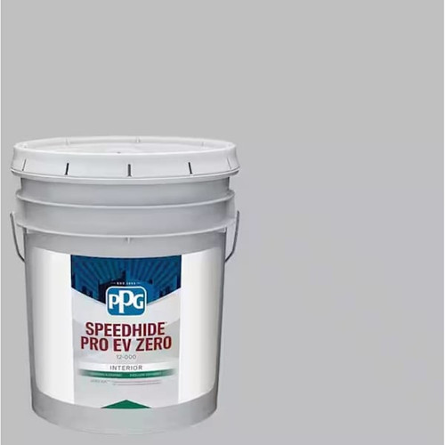 PPG Speedhide Pro-Ev Zero Interior Latex, Flat, Whirlwind, 5 Gallon