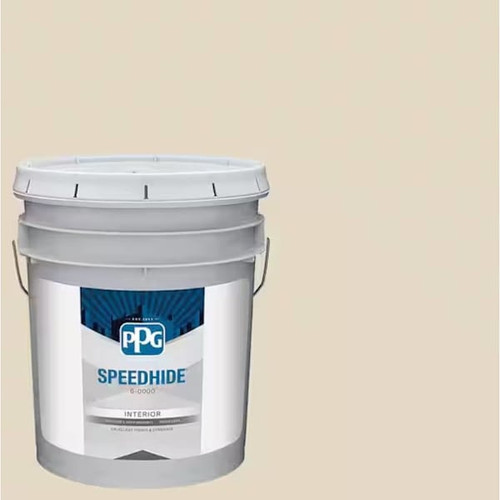 PPG Speedhide Interior Latex, Eggshell, Bone White, 5 Gallon