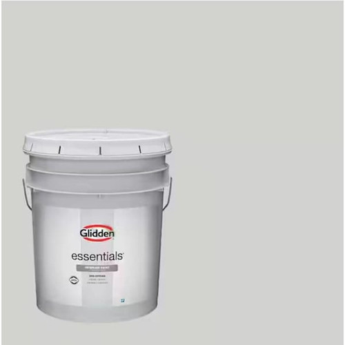 Glidden Essentials Interior Latex, Semi-Gloss, Tornado, 5 Gallon