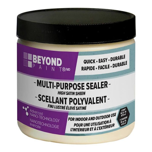 Beyond Paint 1 Pint  Multi-Purpose Sealer With Light Satin Sheen