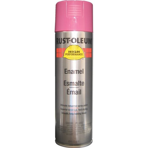 Rust-Oleum Performance Enamel Gloss Spray Paint, 15 Oz, Safety Purple, Case Of 6