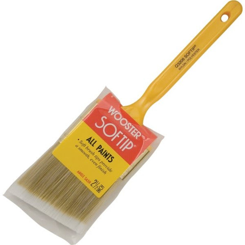 Wooster Q3208 2-1/2" Softip Nylon Poly Angle Sash Paint Brush