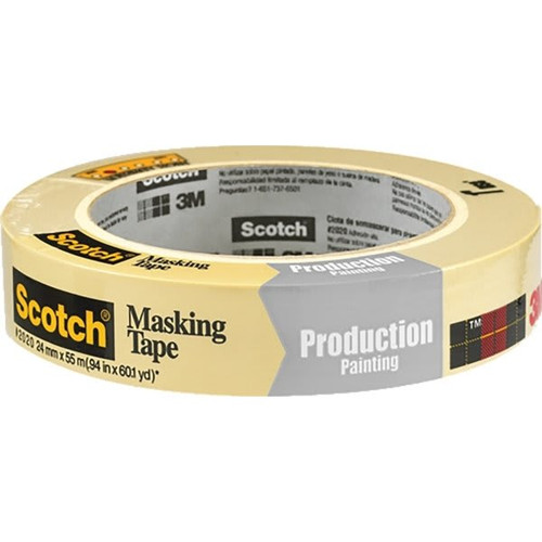 3M 2020-1a 1" X 60yd Masking Tape S/W, Case Of 36