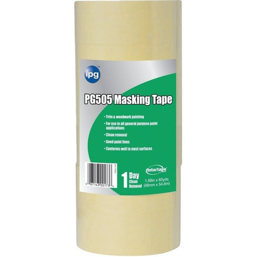 Intertape Polymer Group Pg505.123 2" Pro Grade Masking Tape Bulk, Case Of 24