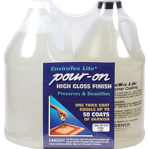 Eti 2128 1g High Gloss Envirotex Lite Polymer Coating Two Part Kit
