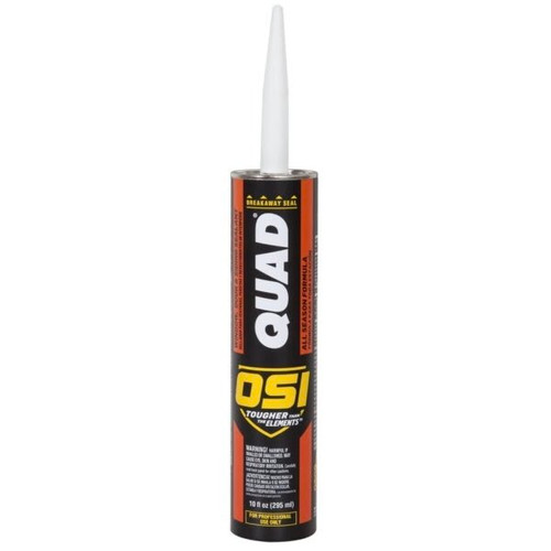Osi 1642878 10 Oz. White Quad Window Door And Siding Sealant Voc, Package Of 12