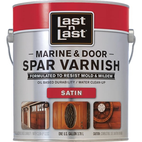 Absolute Coatings 1g Satin Marine And Door Waterborne Spar Varnish 275 Voc
