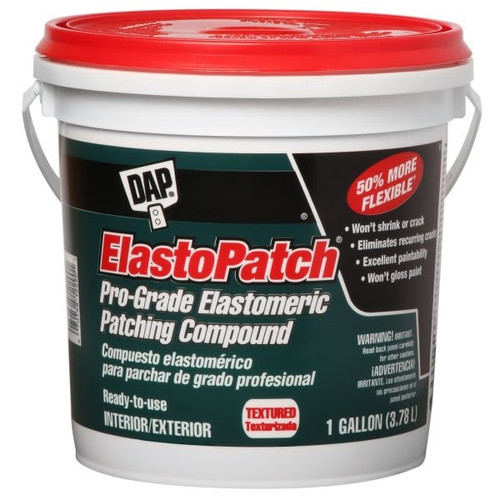 Dap 1 Gallon Elastopatch Textured Flexible Patching Compound (2-Pack)