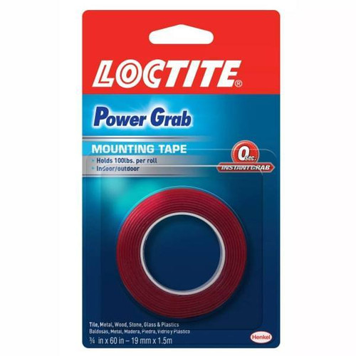 Loctite Power Grab Heavy Duty Mounting Tape, 3/4" X 60"