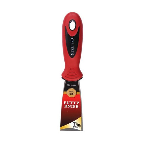 Merit Pro 03000 1-1/2" Stiff Metal Putty Knife