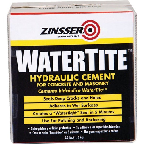 Zinsser 2.5 Lbs Watertite Hydraulic Cement, Case Of 6