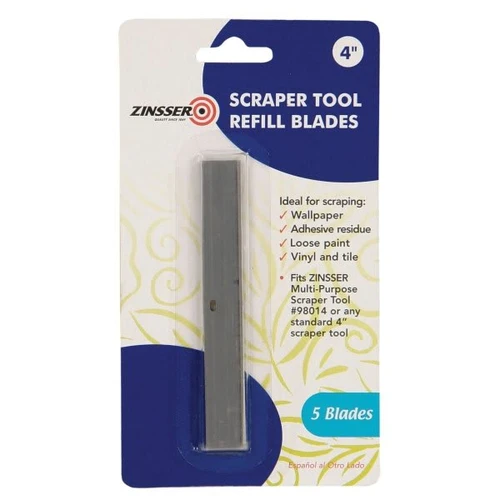 Zinsser Scraper Refill Blade 4", Package Of 10