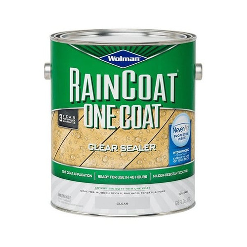 Rust-Oleum Wolman 128 Oz Raincoat Clear Oil-Base Water Repellent Package Of 4