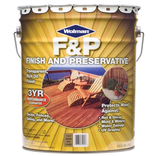 Rust-Oleum Wolman 640 Oz Golden Pine Exterior Wood Stain Finish And Preservative