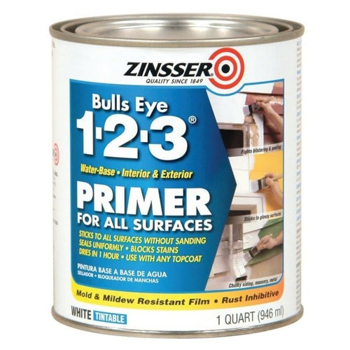 Zinsser Bulls Eye 1-2-3 32 Oz Water-Base Interior/Exterior Primer & Sealer (6-Pack)