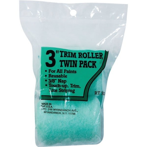 Linzer 3 In. 3/8 In. Nap Paint Rollers (2-Pack)