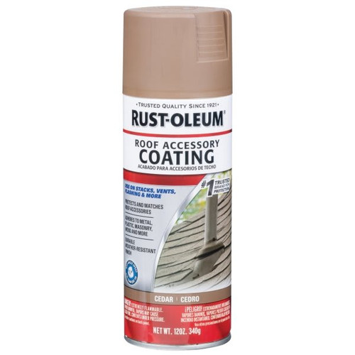 Rust-Oleum 12 Oz Cedar Roof Accessory Coating, Package Of 6