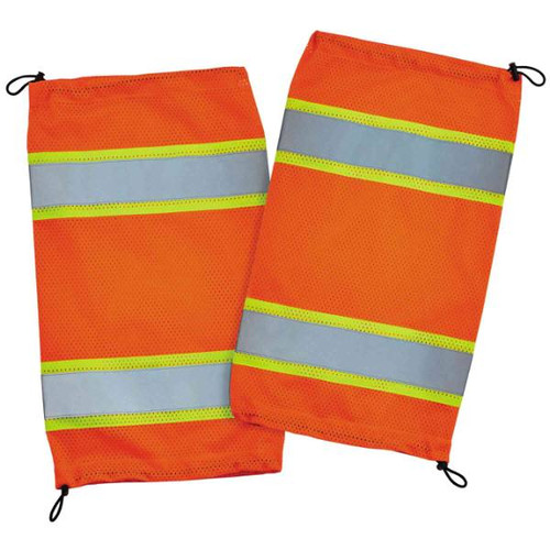 Ergodyne 8009 Orange Class E Two-Tone Mesh Leg Gaiters Case Of 6 29091
