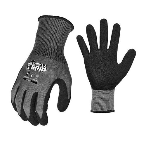 Gorilla Grip A1 Cut Resistant Work Gloves Large 27222-212B