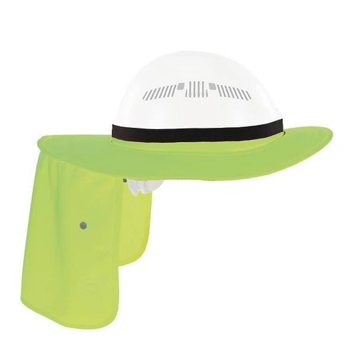 Ergodyne 6661 Lime Universal Hard Hat Brim - Neck Shade 12721