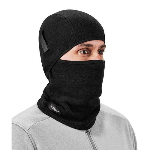 Ergodyne 6826 Black Balaclava Face Mask 2-Pc Fleece Top Case Of 12 16826