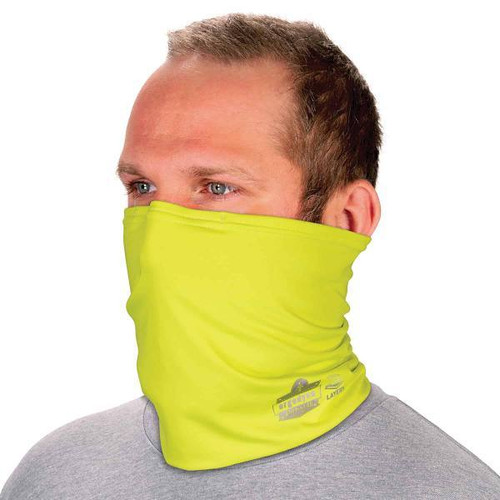 Ergodyne 6489 S/M Hi-Vis Lime 2-Layer Cooling Multi-Band Performance Knit 42144