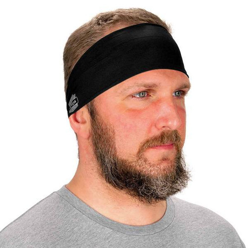 Ergodyne 6634 Black Cooling Headband Performance Knit Case Of 6 12702